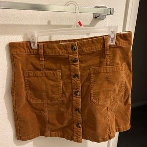 Mini brown skirt